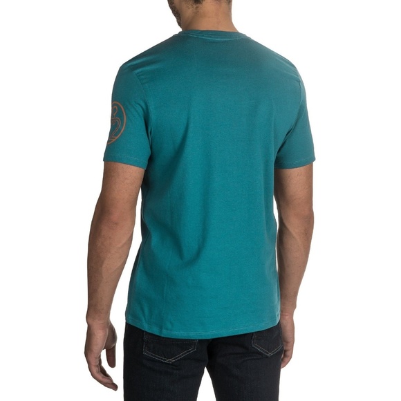 Buffalo David Bitton Mens T-Shirt Large Blue Totem - Picture 3 of 3